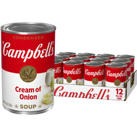 Campbell's Condensed Cream Of Onion Soup, 10.5 Oz Can (12 Pack)