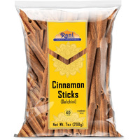 Rani Cinnamon Sticks 7Oz (200G) - 36-44 Sticks - Strong Aroma, Perfect For Baking, Cooking & Beverages | 3+ Inches Length - Cassia Saigon Cinnamon From Vietnam | Kosher