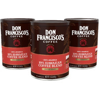 Don Francisco's Hawaiian Blend Ground Coffee (3 X 12 Oz Cans)