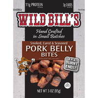 Wild Bills Pork Belly Bites 3 Ounce Pack (3 Count)