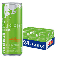 Red Bull Summer Edition Energy Drink, Curuba Elderflower, With 80Mg Caffeine Plus Taurine & B Vitamins, 8.4 Fl Oz, 6 Packs Of 4 Cans (Pack Of 24)