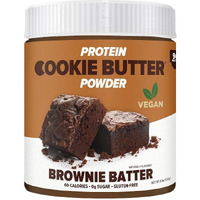 Flexible Dieting Lifestyle Vegan Protein Cookie Butter Powder - Brownie Batter | Dairy-Free, Keto-Friendly, Low Carb, Sugar-Free, Gluten-Free | Easy To Mix, Bake And Spread | 8.1Oz