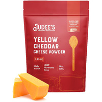 Judees Yellow Cheddar Cheese Powder 319G (11.25Oz) - 100% Non-Gmo, Rbst Hormone-Free, Gluten-Free & Nut-Free - Made From Real Cheddar Cheese And Made In Usa