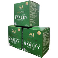 Iam Amazing Pure Organic Barley Powdered Drink Mix From Australia - 3 Boxes