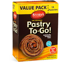 Cinnamon Buns Breakfast Pastry | 18 Pastries Individually Wrapped | Cinnamon Rolls Snack Cakes | Coffee Snacks | On The Go Snacks For Kids & Adults | Holiday, Birthdays, Parties | Sterns Bakery