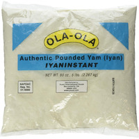 Ola Ola Authentic Pounded Yam Iyan Instant 5Lbs