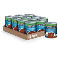 Progresso Creamy Tomato With Basil Soup, Reduced Sodium Canned Soup, Gluten Free, 19 Oz (Pack Of 12)