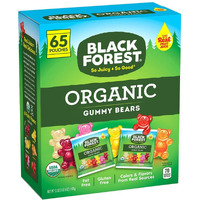 Black Forest Organic Gummy Bears, 65 Pk. Net Wt, 52 Oz(Pack Of 1)