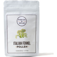 Fresh & Wild | Wild Italian Fennel Pollen | Vegan, Gluten-Free | Great With Rice, Pasta, Risotto, Marinades, Meat & Fish, Or Even Sauces | 1 Oz | Gourmet, Chef-Inspired Ingredients