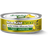 Starkist E.V.O.O. Solid White Albacore Tuna In Extra Virgin Olive Oil, 4.5 Oz, Pack Of 12