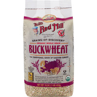 Bob's Red Mill, Organic Whole Grain Buckwheat Groats, Gluten Free, 16 Ounce (453 G)