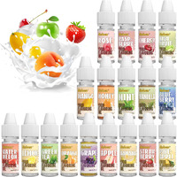 Food Flavoring Oil, 18 Flavors 100% Pure Natural Extract Liquid Oil - Water & Oil Soluble - Concentrated Candy Flavoring For Lip Balm, Baking, Drinks, Cooking, Soap - .25 Fl Oz (6 Ml) Bottles