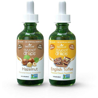 Sweetleaf Sweet Drops Flavored Stevia Sweetener Hazelnut & English Toffee Variety Pack 2Oz