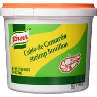 Knorr Professional Caldo De Camaron, Shrimp Bouillon With Shrimp Flavor Granulated Base, Bouillon As A Base, Marinade, Flavor Enhancer, Shelf Stable Convenience, 0G Trans Fat, 4.4 Lbs (Pack Of 4)