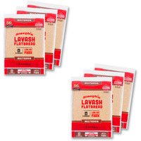 Joseph's Lavash Bread Value 6-Pack, Multigrain, Reduced Carb, Low Fat And Good Source Of Fiber (5 Flatbreads Per Pack, 30 Total), Fresh Baked