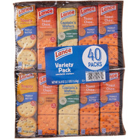 Lance Variety Pack,40 Count, (56.8 Oz Total Weight)
