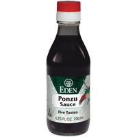 Eden Ponzu Sauce, Premium Traditional Five Flavor Umami Seasoning Made In Japan, Yuzu And Sudachi Juice, 6.75 Fl Oz Glass Bottle