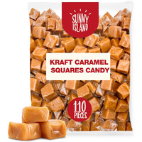 Kraft Caramel Squares Candy, Individually Wrapped, 2-Pound Bag