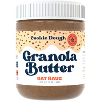 Kween Oat Haus Cookie Dough Granola Butter (Chipless) | Peanut-Free, Almond (Tree-Nut) Free, & School-Safe (Top 8 Allergen Free) | Sunflower Seed & Cookie Dough Alternative