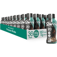 Owyn Only What You Need Vegan Plant Based Protein Shake, Cold Brew Coffee, 36 Pack, 20G Plant Protein, 148Mg Of Caffeine, Omega-3, Prebiotic Supplements, Gluten-Free, Soy-Free, Non-Gmo