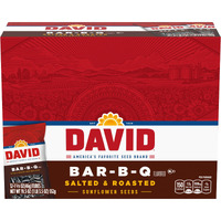 David Roasted And Salted Bar-B-Q Sunflower Seeds, 1.625 Oz, 12 Pack
