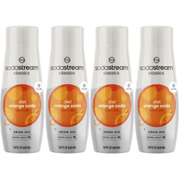 Sodastream Sparkling Drink, Diet Orange, 14.8 Fl Oz (Pack Of 4)