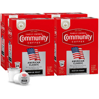Community Coffee American Classic 96 Count Coffee Pods, Compatible With Keurig 2.0 K-Cup Brewers (24 Count, Pack Of 4)