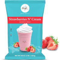 Strawberry Blended Crme Mix (Strawberries N' Cream) By Angel Specialty Products [3 Lb]