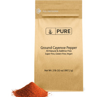 Pure Original Ingredients Ground Cayenne Pepper (2 Lb), Spicy Flavor, Sauces, Dry Rubs, Used In Hot Sauces
