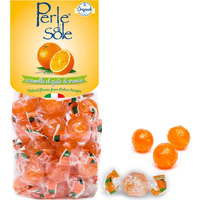 Perle Di Sole Italian Orange Hard Candy Made In Italy - Italian Hard Candy Individually Wrapped - Orange Candies - Orange Drops (7.05 Oz | 200 G) Italian Gifts From Italy