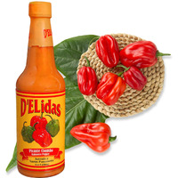 D'Elidas Habanero Hot Sauce, Natural Habanero Pepper Hot Sauce, Chombo Picante Sauce #1 In Panama, Non-Gmo, Keto Friendly Food Habanero Sauce, 10 Fl Oz (Pack Of 1)