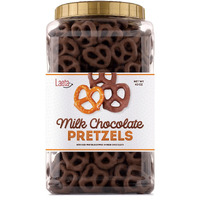 Milk Chocolate Covered Pretzels, Salted Pretzels In Smooth Milk Chocolate, 40 Ounces