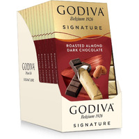 Godiva Chocolatier Signature Roasted Almond Dark Chocolate, 12-Ct. (8 Pc. Each)