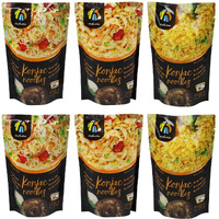 Hethstia Shirataki Noodle Low-Carb Pasta Variety Pack- Spaghetti, Fettuccine And Rice, Low Calorie Konjac Noodles Sugar Free, Gluten Free, Vegan, Keto And Paleo-Friendly(Oat Flavor, 9.52 Oz, 6 Packs)