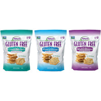 Milton's Craft Bakers Gluten Free Crackers Variety Bundle (Crispy Sea Salt, Multi-Grain) - Baked, Non-Gmo Project Verified, Kosher, Whole Grain, Certified Gluten Free - 4.5 Oz Each, Pack Of 3