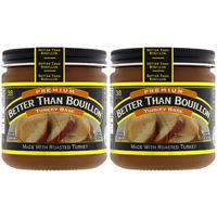Better Than Bouillon Premium Turkey Base, Made With Roasted Turkey, 38 Servings Per Jar, 8-Ounce Glass Jar (Pack Of 2)