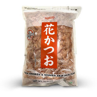 Shirakiku Premium Dried Gourmet Bonito Flakes - Smoked Japanese Bonito Fish Flakes - Pre-Cut Thinly Slice Packed With Umami Flavor To Make Traditional Japanese Dishes - Resealable Package - 16 Ounces