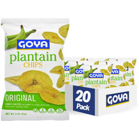 Goya Foods Plantain Chips, Original, 2 Ounce (Pack Of 20)