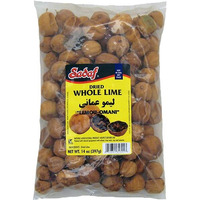 Sadaf Dried Lime Whole - Limu Omani - Natural Dried Limes For Cooking - Persian Dried Limes - Add A Citric Flavor To Your Middle Eastern Dishes. 14-Ounce Bag.