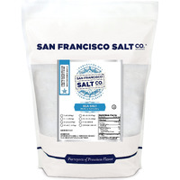 Pacific Ocean Gourmet Sea Salt - 5 Lbs. Bulk Medium Coarse Grain By San Francisco Salt Company