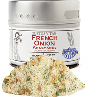 French Onion Seasoning - Authentic Artisanal Gourmet Spice Mix - Non Gmo- All Natural - Sustainably Sourced - 3 Oz - Magnetic Tin - Gustus Vitae