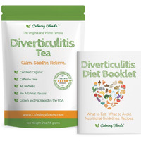 Calming Blends Diverticulitis Tea And Diet Booklet | Includes Original Calming Blends Tea 1 Pack