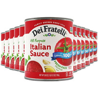 Dei Fratelli Italian Sauce (28 Oz. Cans, 12 Pack) - Vine-Ripened - No Water Added, Not From Paste - Non Gmo, Gluten-Free - Fifth-Generation Family Recipe