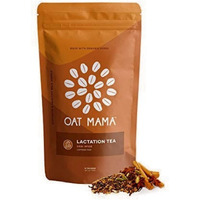 Oat Mama Lactation Tea: Chai Spice, Breastfeeding Support For New Moms, Organic Herbs To Help Increase Milk Supply, Women-Owned, 14 Tea Bags