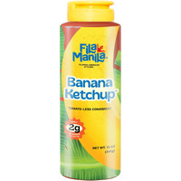 Fila Manila Banana Ketchup - Filipino Sauce & Condiment - 12 Oz Jar, Mild, Vegan, No Msg, No Sugar Added, Gluten Free, Dairy Free, Made In The Usa, Banana Ketchup, 1 Count (Pack Of 1)