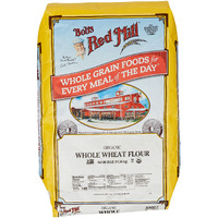 Bob's Red Mill Organic Whole Wheat Flour, 25 Pound