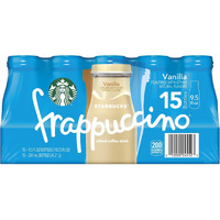 Starbucks Frappuccino Coffee Drink, Vanilla (9.5 Ounce ., 15 Pk.), 142.5 Fl Ounce