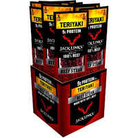 Jack Links Premium Cuts Beef Steak, Teriyaki, Great Snack With 9G Of Protein And 9G Of Carbs Per Serving, Made With Premium Beef, 1 Ounce (Pack Of 12)