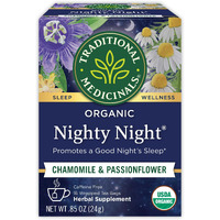 Traditional Medicinals Tea, Organic Nighty Night, Relax & Get A Good Night's Sleep, 16 Tea Bags (Packaging May Vary)
