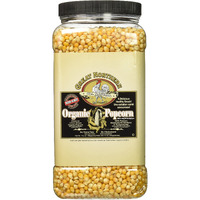 Organic Popcorn Kernels - 7Lbs Resealable Bulk Jug Of Gourmet Popping Corn For Microwave, Stovetop, And Popper Machines By Great Northern Popcorn